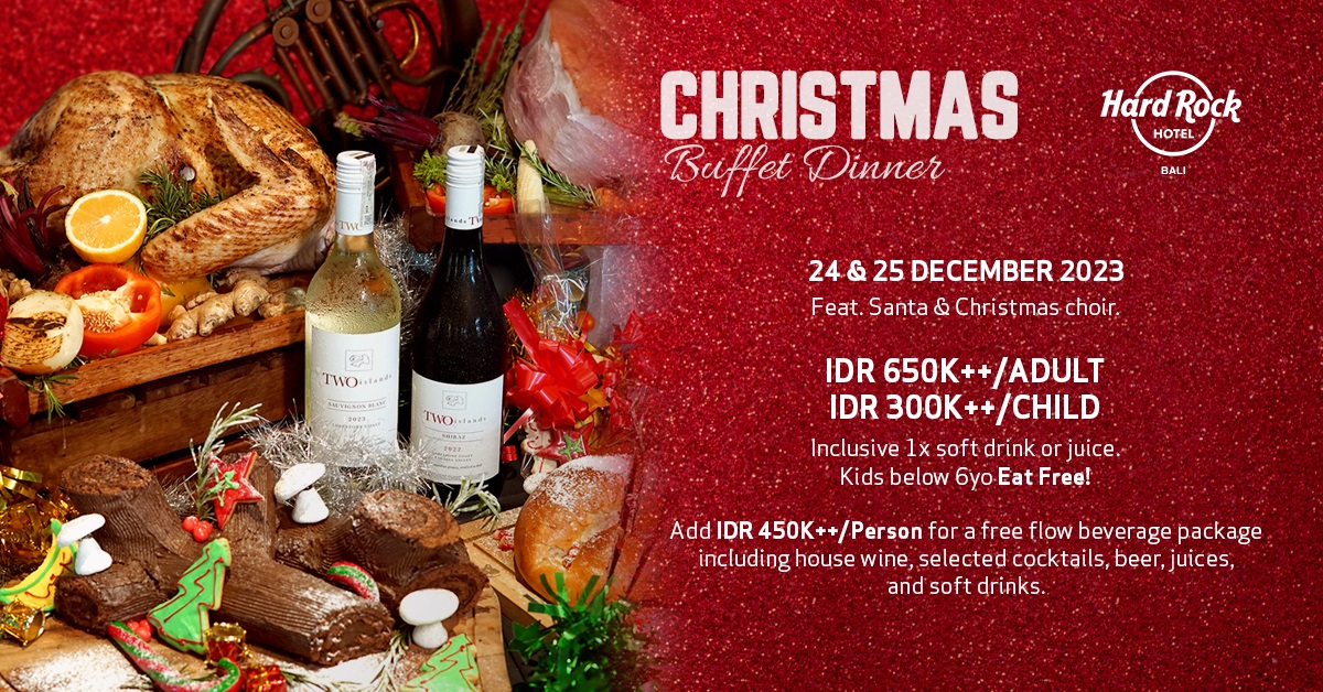 INDULGE IN A FESTIVE FEAST AT HARD ROCK HOTEL BALI'S